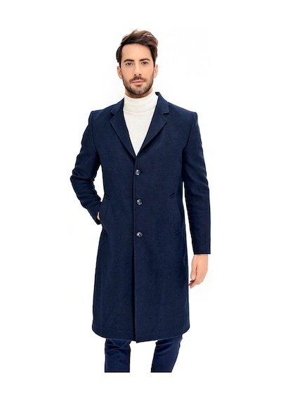 Plt8363 Dewberry Erkek Palto-lacivert Lacivert