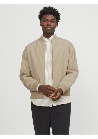 Jack & Jones Erkek Jprccıllusıon Bomber Baharlık Bej Ceket - 12251942 Bej