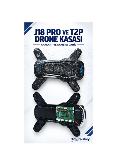 J18 Pro / T2p Drone Kasası - Anakart Ve Kamera Dahil Kasa - 921039154