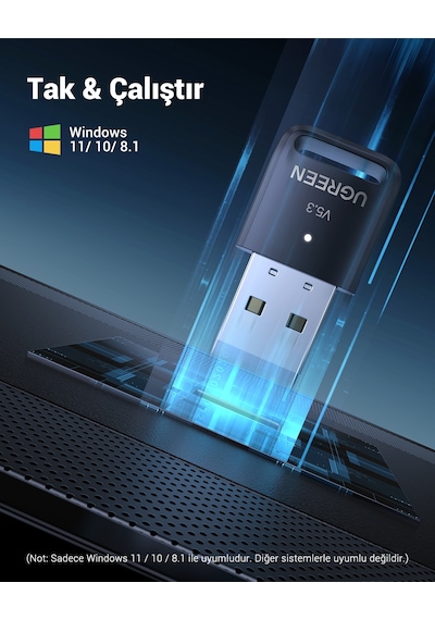 Ugreen Bluetooth 5.3 Usb Adaptör, 90225