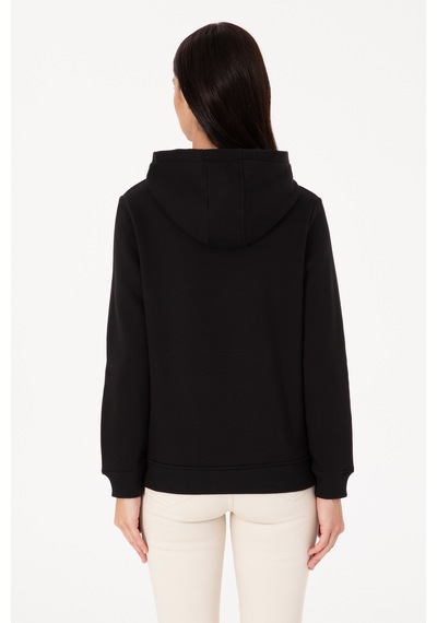 U.s. Polo Assn. Kadın Siyah Sweatshirt 50307711-vr046 Sıyah