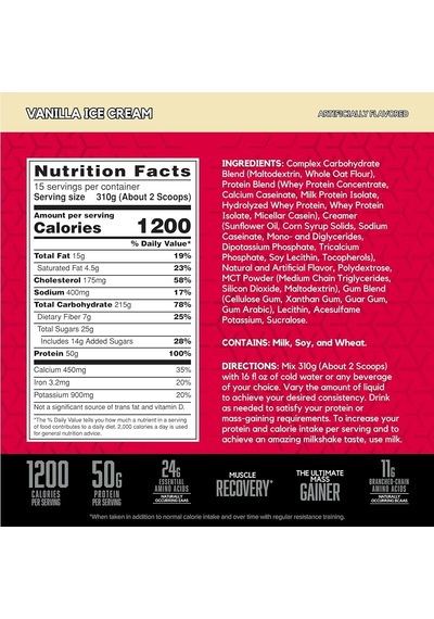 Bsn True Mass 1200 Gainer 4800 G