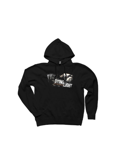 Dying Light 2 Good Night Siyah Kapşonlu Sweatshirt Hoodie Siyah
