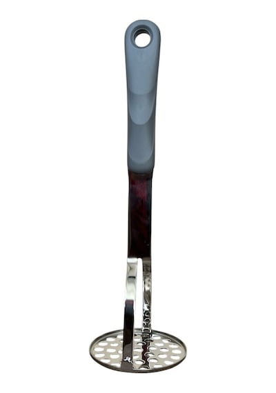 Paslanmaz Çelik Patates Ezici, Domates Ezici, 29 Cm, 1 Adet Çelik