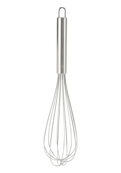 Çelik Çırpıcı, 35 Cm, Metal Gövde, Gri, Paslanmaz, Ergonomik Tasarım, Derin Kap Uyumlu Diğer