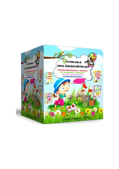 Oyunlarla Okul Öncesi Eğitim Seti (4 Set Bir Arada)