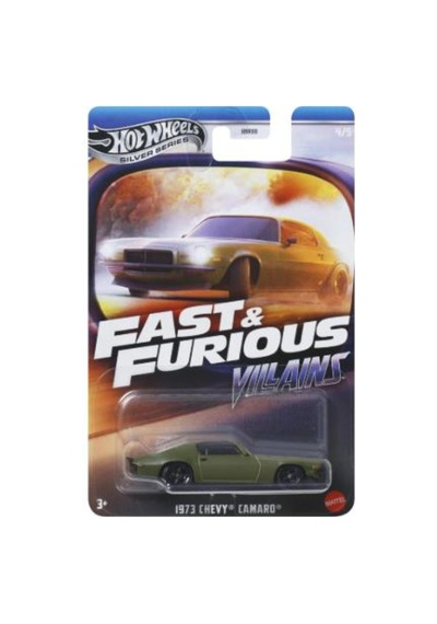 Fast & Furious Villains 1973 Chevy Camaro Jby37 Çok Renkli