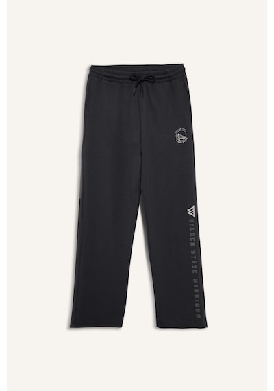 Defacto Nba Golden State Warriors Relax Fit Skuba Dalgıç Kumaş Jogger F6994ax26spar191 Antrasit-ar191