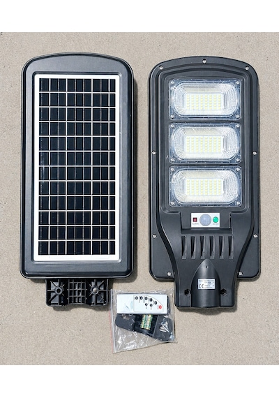 300w Solar Sokak Lambası Sensörlü, Kumandalı, Ip65 Su Geçirmez Güneş Enerjili Bahçe Aydınlatma