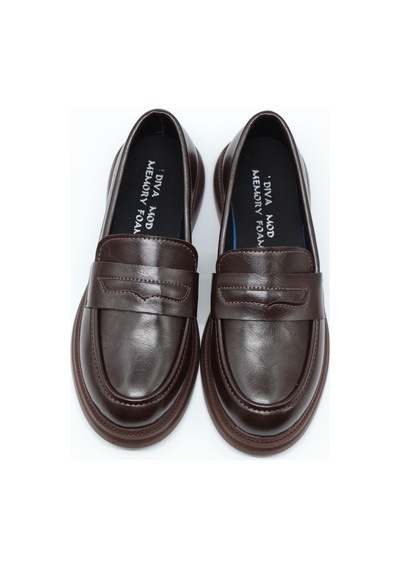 Nesilshoes Nesil Shoes Dvm 2530 Kahve Maskulen Kadın Loafer