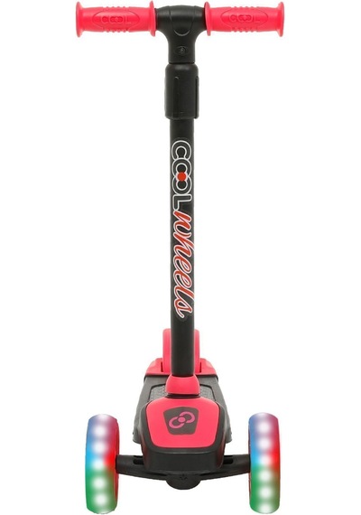 Cool Wheels Twist Led Işıklı 3 Tekerlekli Yükseklik Ayarlı PEMBE Scooter