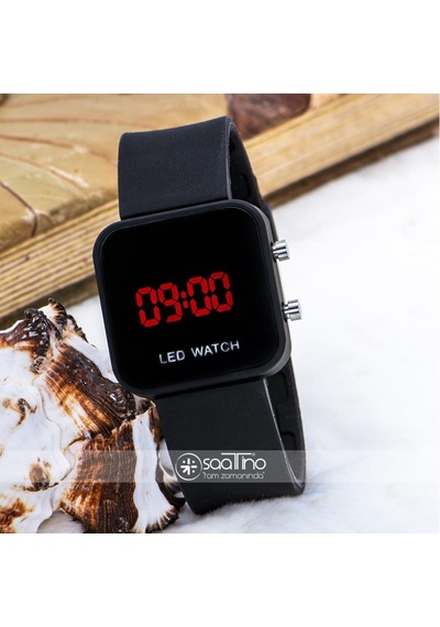 Dijital Led Watch Ekran Kare Sportif Çocuk Yetişkin Kol Saati St-