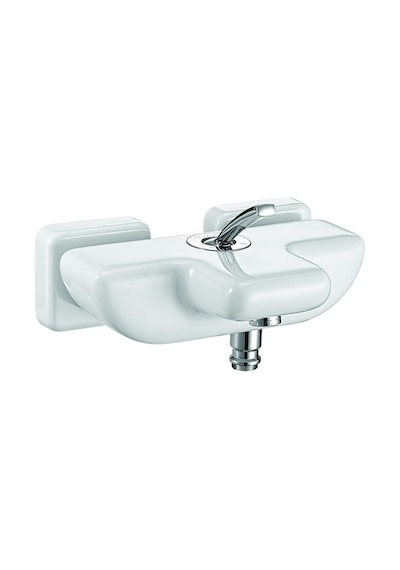 Eca Novita Banyo Bataryası Krom Beyaz Renkli 104102447 Beyaz