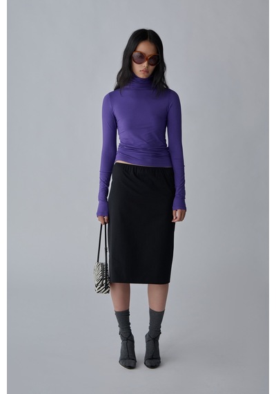Suud Collection Mor Boğazlı Body