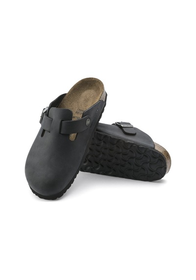 Terlik Erkek 059463 Birkenstock Boston Leoı Black Siyah