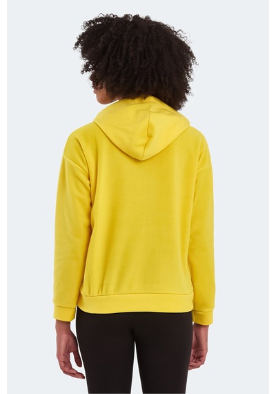 Slazenger Sassa 2 Li Set Kadın Sarı - Kiremit Sweatshirt Sarı - Kiremit