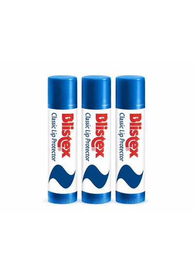 Blistex Klasik Dudak Bakım Stick Spf10, Aloe Vera Ve E Vitamini, 4,25 G, 3'lü Set