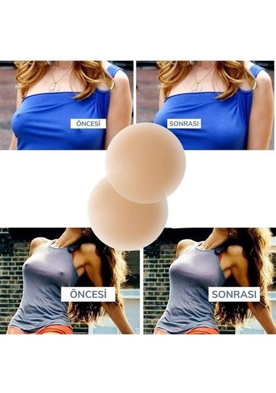 Elektroalisveris Buffer Silikon Göğüs Ucu Kapatıcı Gizleyici Bant Aparat Nipple Ten