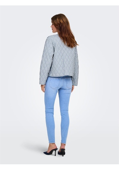 Only Onlbıll Lıfe Rev Quılted Jacket Cc Otw Kadın Blue Mont - 15361375 Mavi