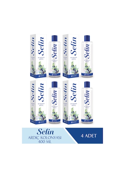 Selin Parfümlü Kolonya Ardıç 400 ML 4'lü
