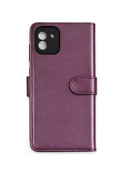 Newface Samsung Galaxy Uyumlu A03 Core Kılıf Trend S Plus Kapaklı Kılıf - Mor Diğer