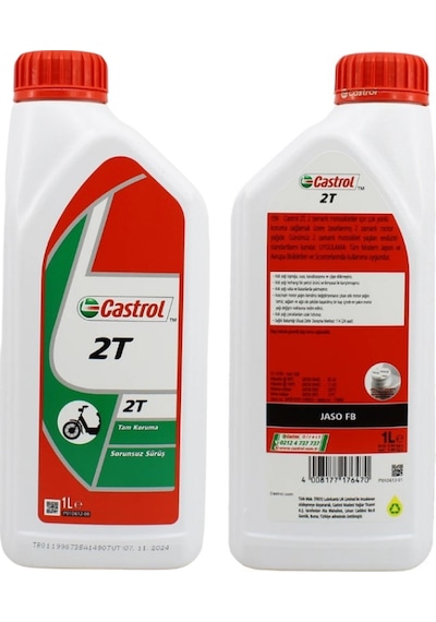 Castrol 2t 2 Zamanlı Motor Yağ 1lt - 12 Adet