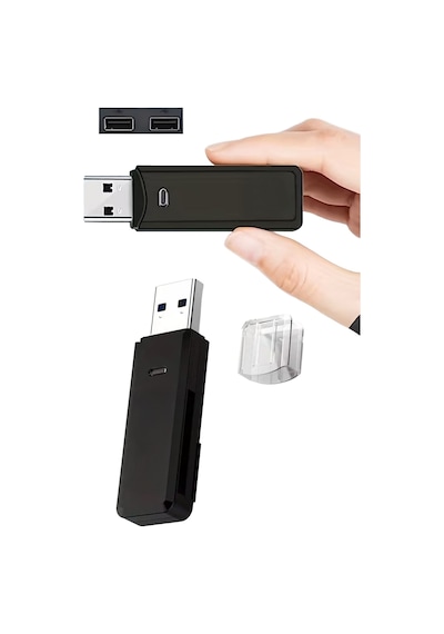 Usb 2.0 Yüksek Hızlı Okuma Yazma Sd Kart Dönüştürücü Tak Çalıştır Portatif Kart Okuyucu