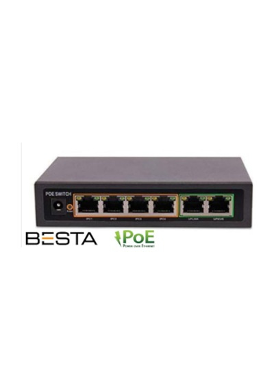 Besta Bs0420Fl 4 Port Poe Switch