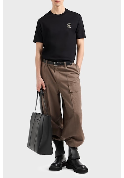 Emporio Armani Erkek T Shirt Em001068 Af12926 Uc001 Siyah Siyah