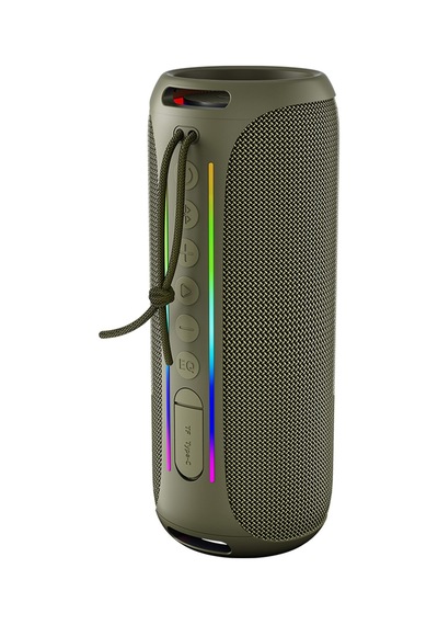 Nowgo F6 20w Rgb Speaker Su Geçirmez Taşınabilir Kablosuz Bluetooth Hoparlör Yeşil