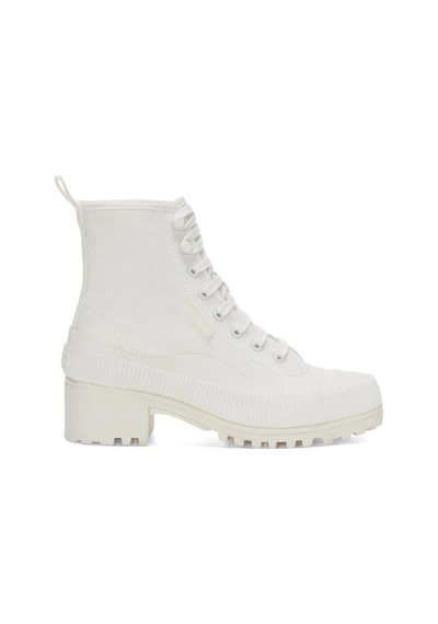 Superga 2467 Alpina Wave Kadın Beyaz Bilekli Sneaker Siyah