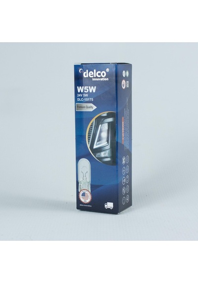 Delco U.s.a W5w T10 Dipsiz Ampul 24 Volt 10 Adet