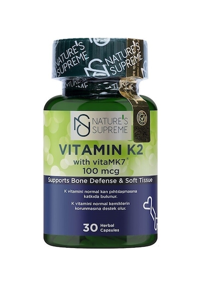 Natures Supreme Vitamin K2 100 Mcg 30 Kapsül Aromasiz
