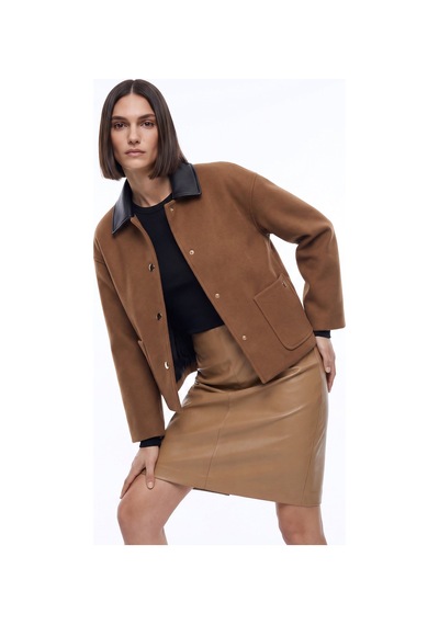 Fabrika Açık Kahve Kadın Mont F6wl-mnt0120 Camel
