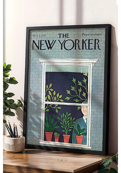 The New Yorker Çerçeveli Tablo October 2 1971