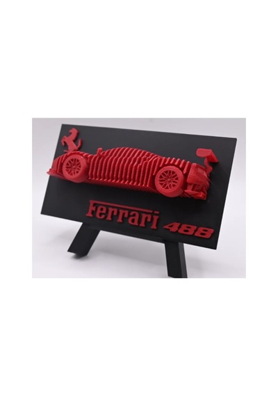 Ferrari 488 Katmanlı 1:24 Ölçekli Model Araç