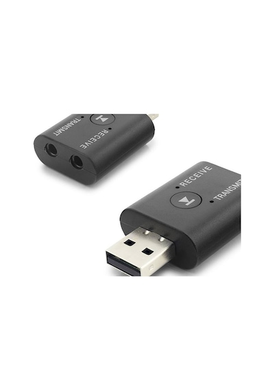 Usb Bluetooth Ses Verici + Alıcı Adaptör 2 In 1 - Siyah Hd9006 Evimdeyokyok