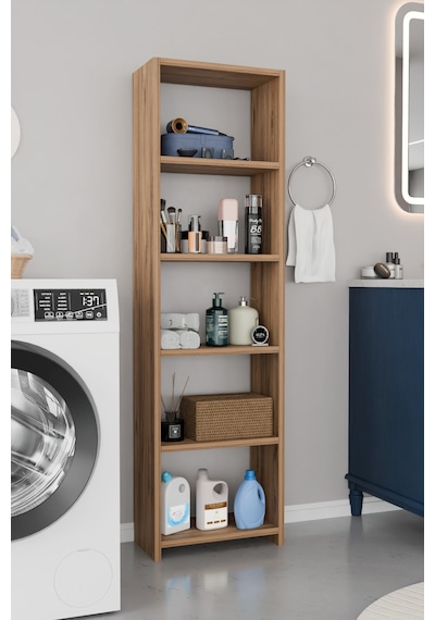 Alpaevmobilya Ahşap 5 Raflı 150 Cm Çok Amaçlı Açık Banyo Dolabı Düzenleyici Raf Ve Çamaşır Odası Dolabı Atlantik Çam Alpaevmobilya Ahşap 5 Raflı 150 Cm Çok Amaçlı Açık Banyo Dolabı Düzenleyici Raf Ve Çamaşır Odası Dolabı Atlantik Çam