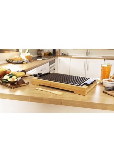 Cecotec Tasty Grill 2000 Bamboo 2000 W Linestone Izgara