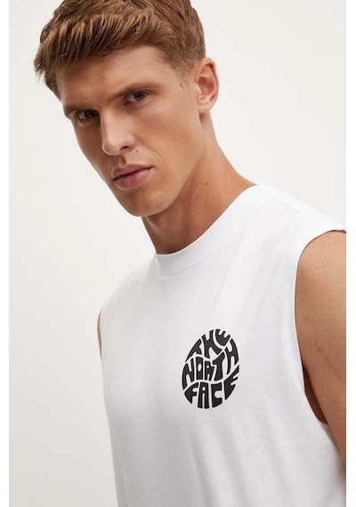 The North Face Oversıze Festıval Square Tank Erkek Atlet Tişört Nf0a87f1fn41 Beyaz