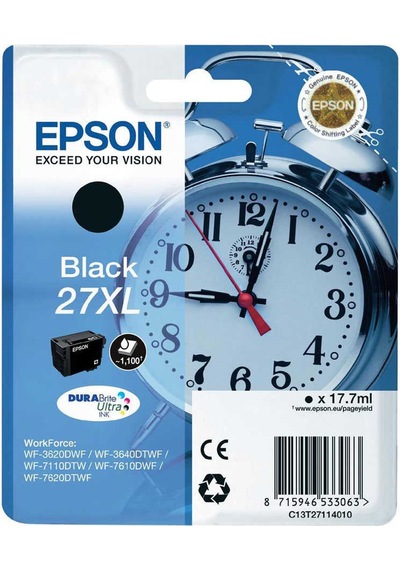 Epson 27Xl T2711 T27114020 Siyah Kartuş.Wf 3620Dwf