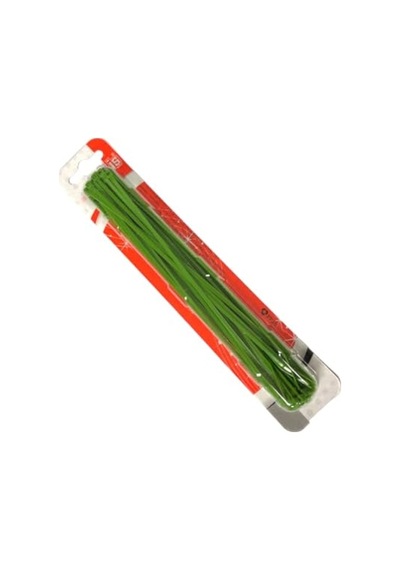 Tek-iş Yeşil Plastik Kablo Bağı 200mm X 2.5mm 50 Adet Cırt Kelepçe Seti Kablo Düzenleyici Bağ Genel