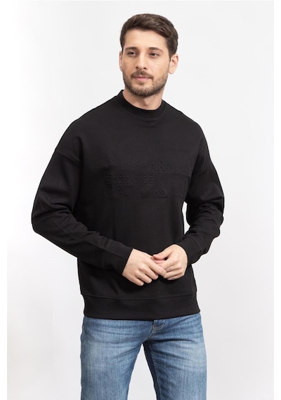 Armani Exchange Armani Bisiklet Yaka Sweat Siyah