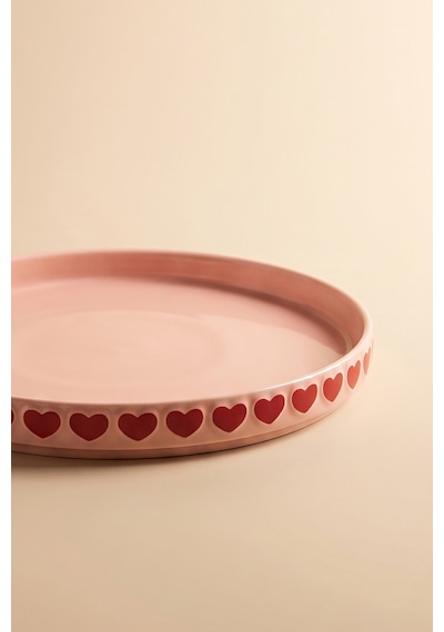 Karaca Sweetheart Pasta Tabağı 21,5 Cm Pembe