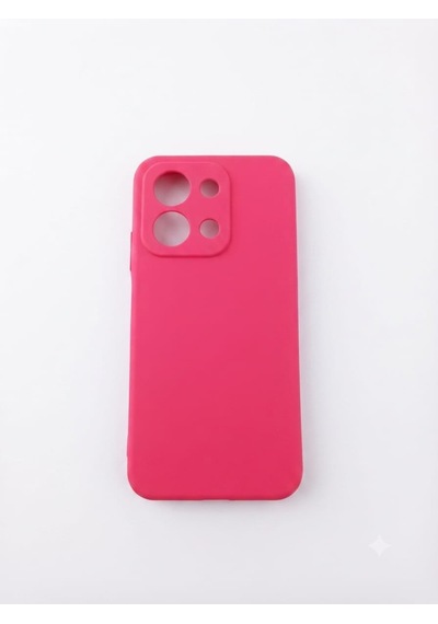 Redmi15 C Kırmızı Silikon Kılıf Modeli