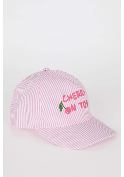 DeFacto Kız Çocuk Çizgili Cap Şapka D8426A825SMPN1