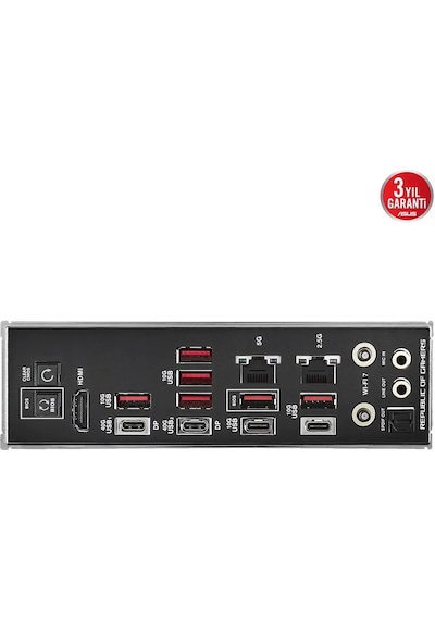 Asus Rog Crosshaır X870e Hero, 4xddr5, 5xm.2, Hdmı, Dp, Type-c, Pcıe 5.0, 2xwi-fi 7, Bluetooth V5.4, Am5 Soket Gamıng Anakart