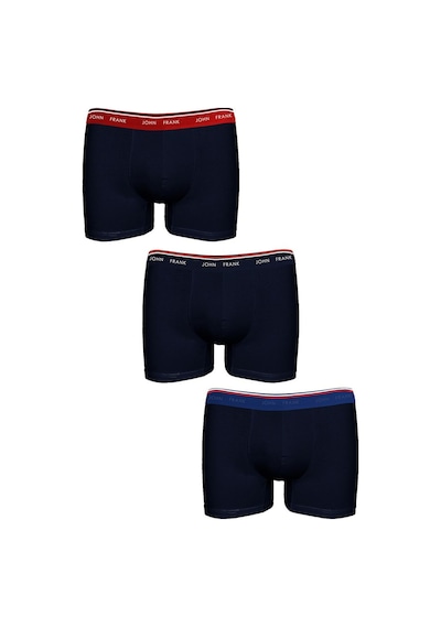 John Frank Üçlü Basıc Brıght Boxer Renkli Renkli Çok Renkli