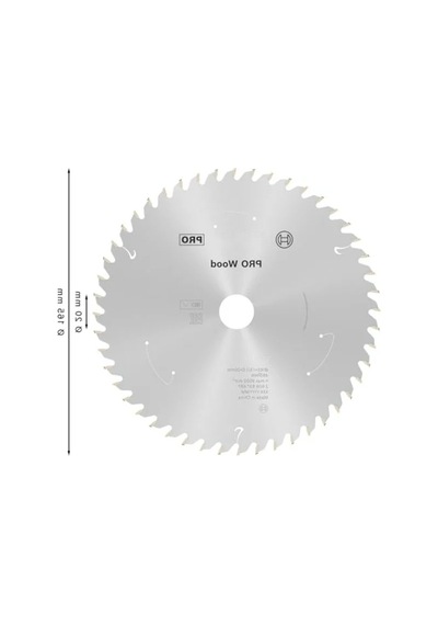 165 X 20 X 1,5 Mm Ahşap Daire Testere Bıçağı 48 Diş