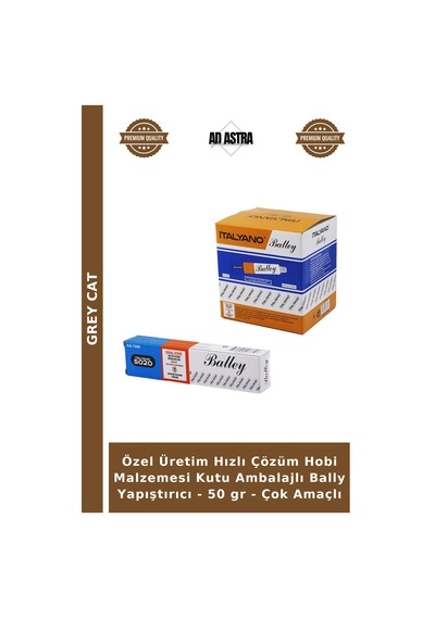 Özel Üretim Hızlı Çözüm Hobi Malzemesi Kutu Ambalajlı Bally Yapıştırıcı - 50 Gr - Çok Amaçlı